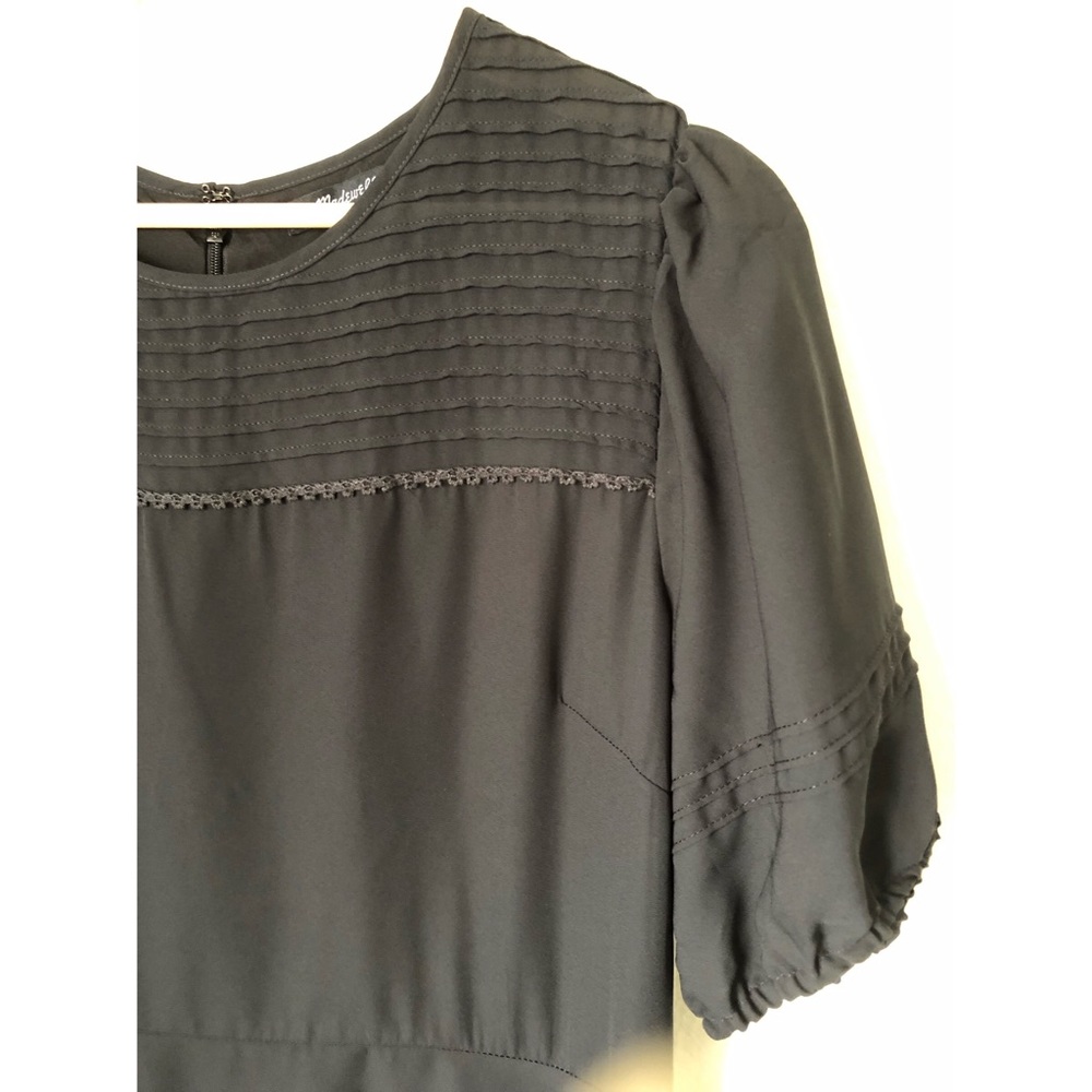 Madewell Pintuck Puff-Sleeve Mini Dress - Picture 7 of 13